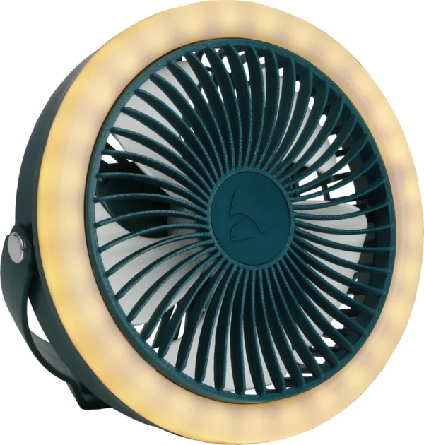 Ventilateur de camping rechargeable avec lumière de Coghlan's