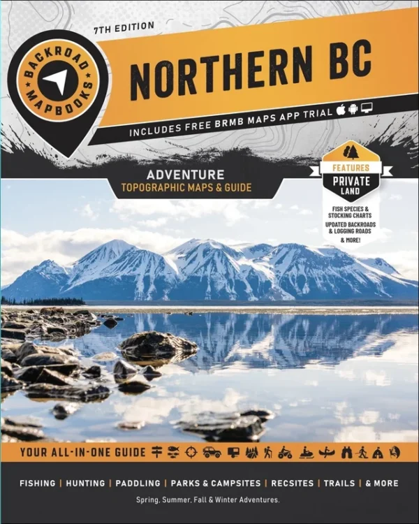 Northern BC Mapbook de Backroad Mapbooks