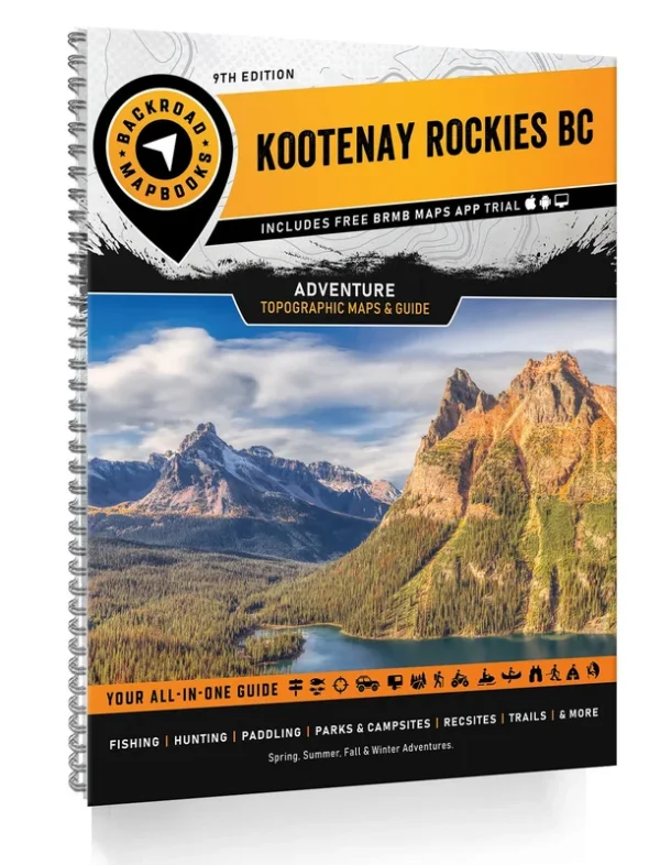 Kootenay Rockies BC de Backroad Mapbooks