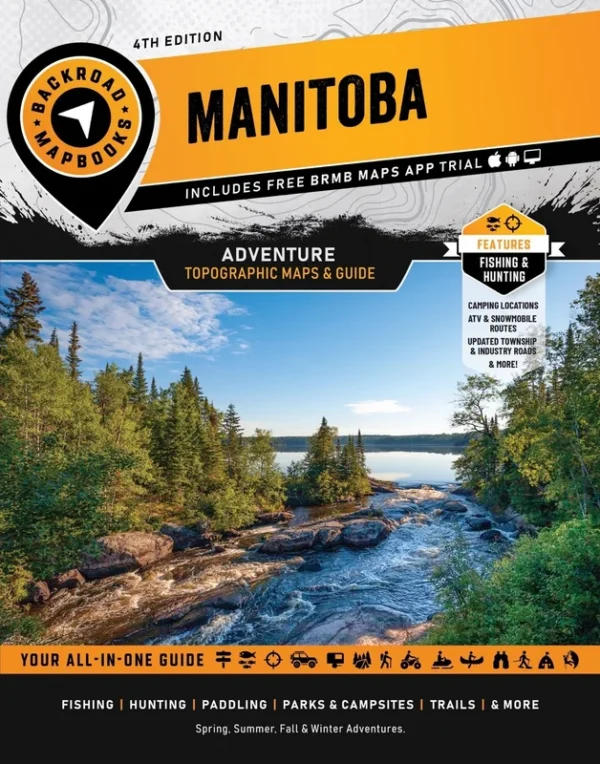 Manitoba Mapbook de Backroad Mapbooks