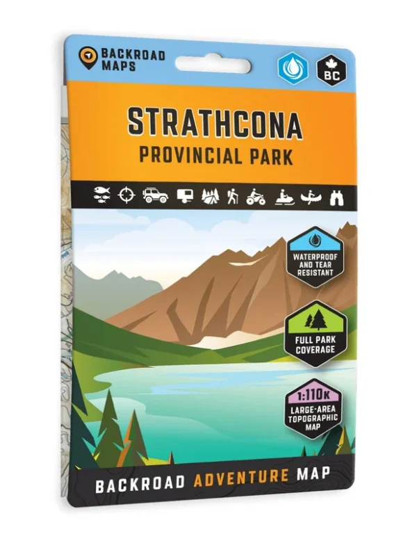 Strathcona Provincial Park BC Map de Backroad Mapbooks