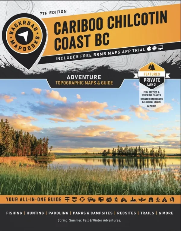 Cariboo Chilcotin BC de Backroad Mapbooks