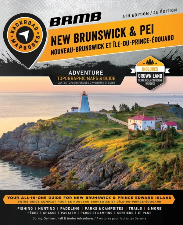 New Brunswick Mapbook de Backroad Mapbooks