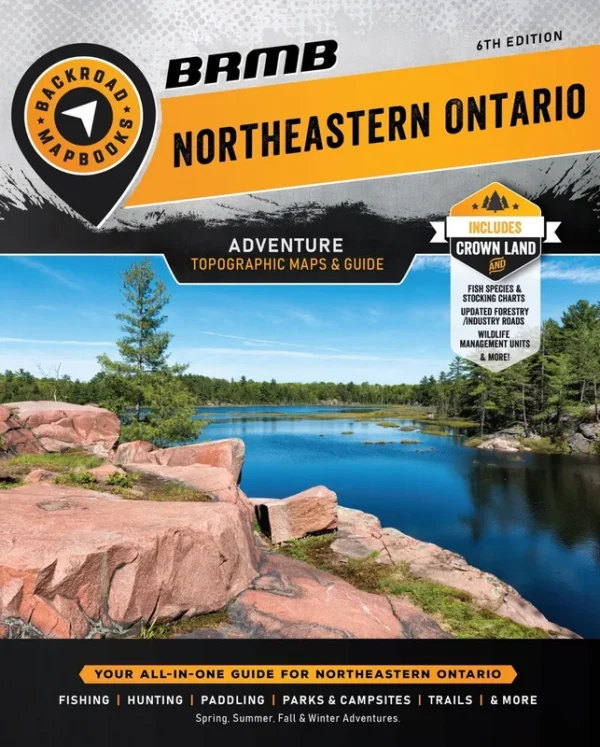 Northeastern Ontario de Backroad Mapbooks