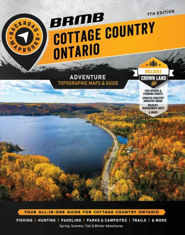 Cottage Country Ontario Mapbook de Backroad Mapbooks
