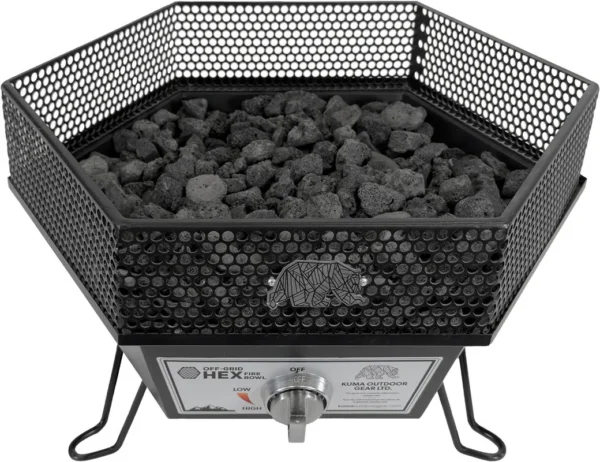 Off-Grid Hex Fire Bowl de Kuma