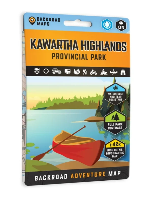 Kawartha Provincial Park Ontario de Backroad Mapbooks