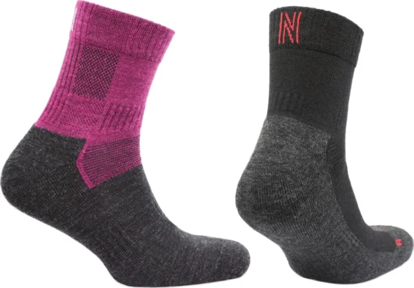 Quart chaussettes Leonardo mérinos (paquet de 2) de Norfolk – Unisexe