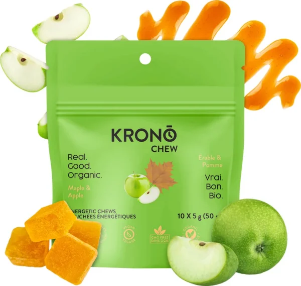 Bonbons énergique pomme à l’érable de Krono Nutrition