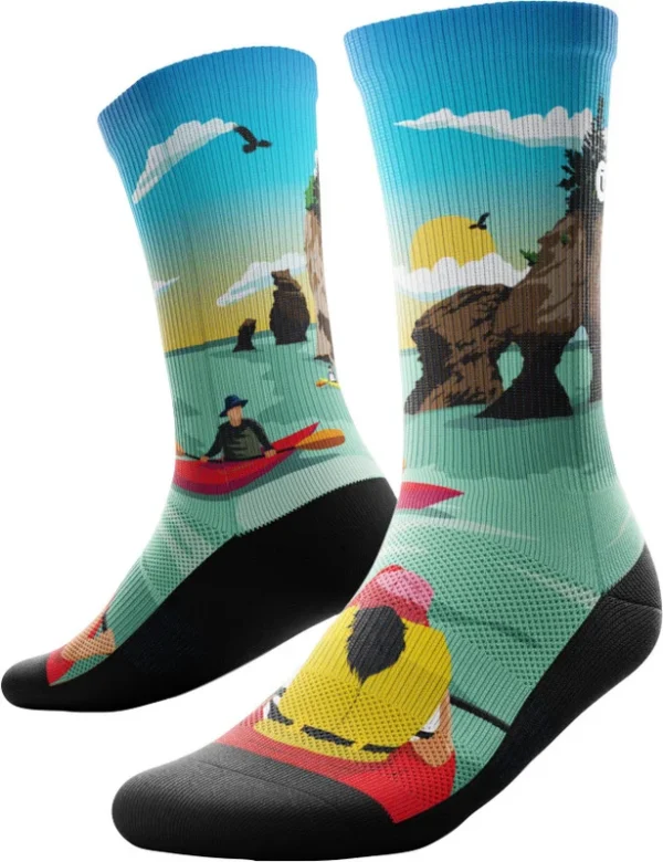 Chaussette crew Hopewell Rocks de Outway – Unisexe