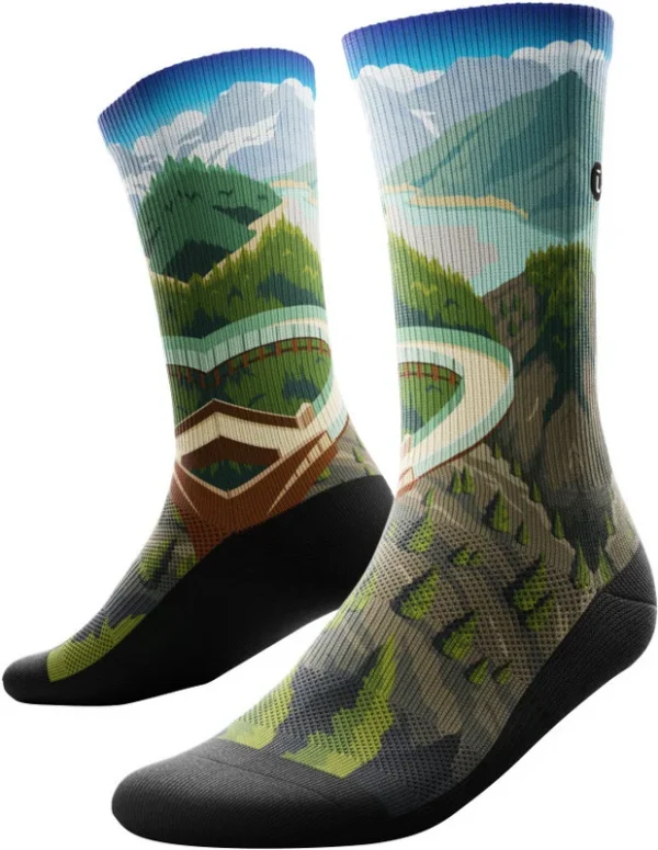 Chaussette crew Icefield Skywalk de Outway – Unisexe