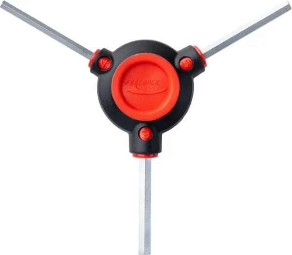 Clé hexagonale en Y fixe (4, 5, 6 mm) de Feedback Sports