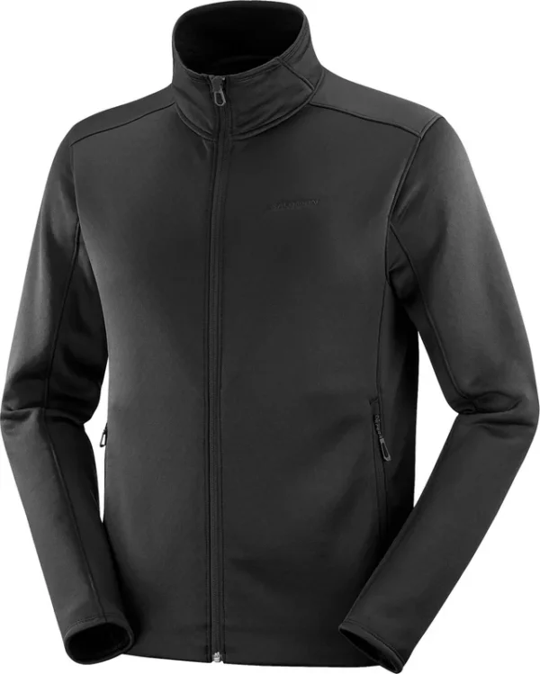 Haut à fermeture à glissière laine polaire Contour de Salomon – Hommes
