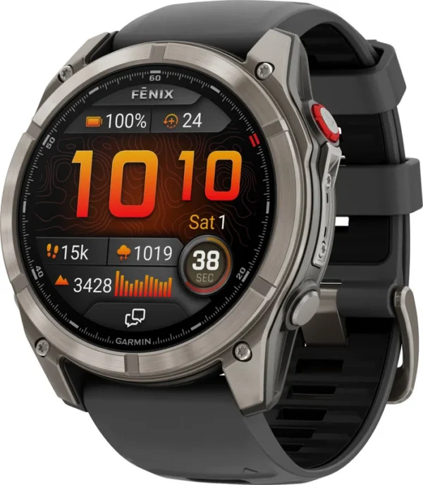 Fenix 8 Pro 51 mm Sapphire AMOLED de Garmin – Unisexe
