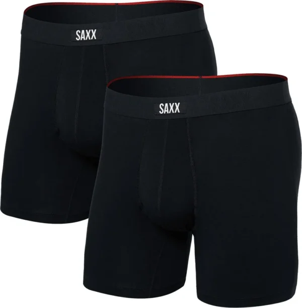 Caleçon boxeur doux comfort Vibe Xtra (paquet de 2) de Saxx – Hommes