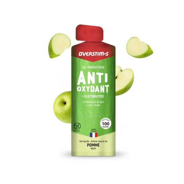 Gel Antioxydant Overstim.s – Electrolytes – Pomme verte