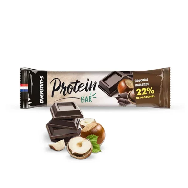 Barre protéinée Overstim.s – Chocolat noisettes