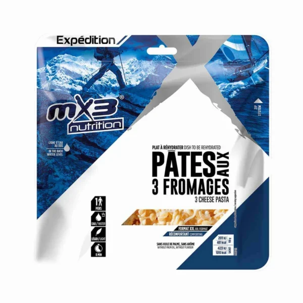 Pâtes aux 3 fromages – Hypercalorique
