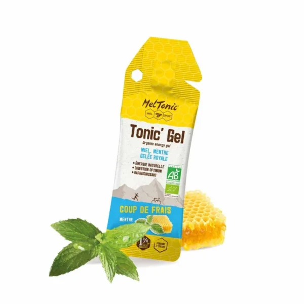 Gel énergétique Meltonic – Coup de frais – Miel, gelée royale et menthe