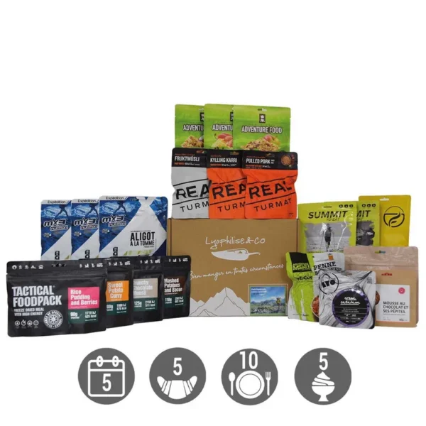 Pack Randonnée – 5 jours – Lyophilisés