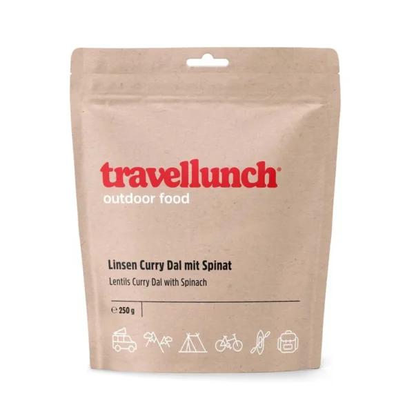 Dahl de curry de lentilles et épinards – Double portion
