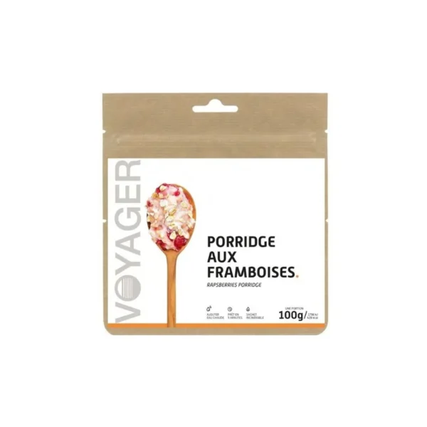 Porridge aux framboises