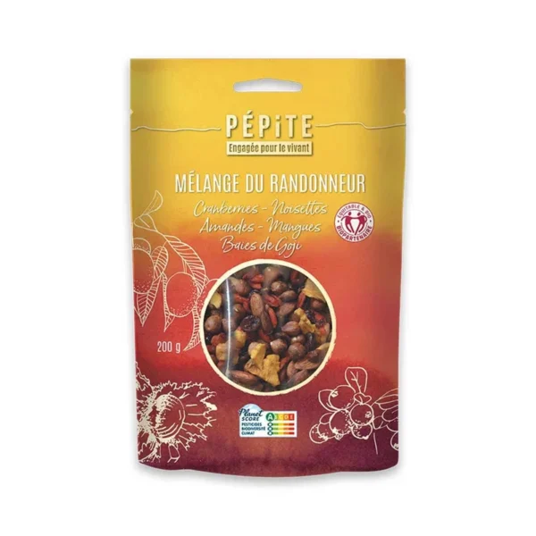 Mélange du randonneur – Fruits secs bio