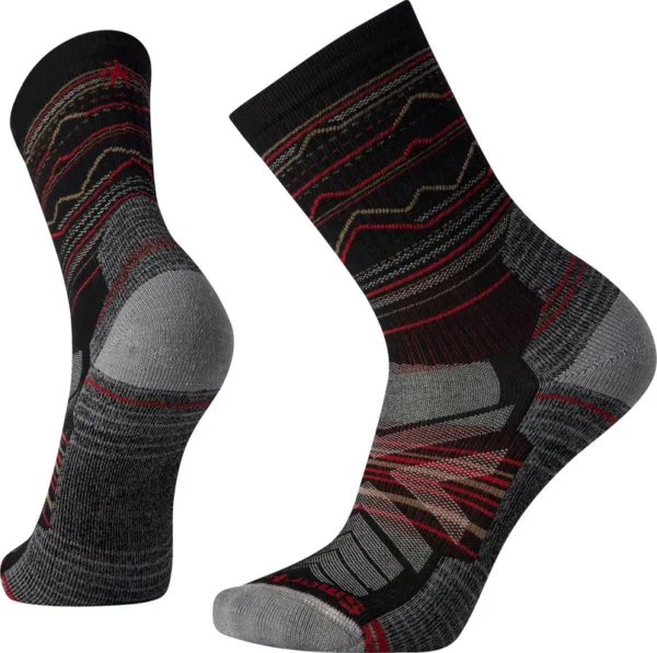 Souliers Hike Light Cushion motif de montagnes de Smartwool – Unisexe