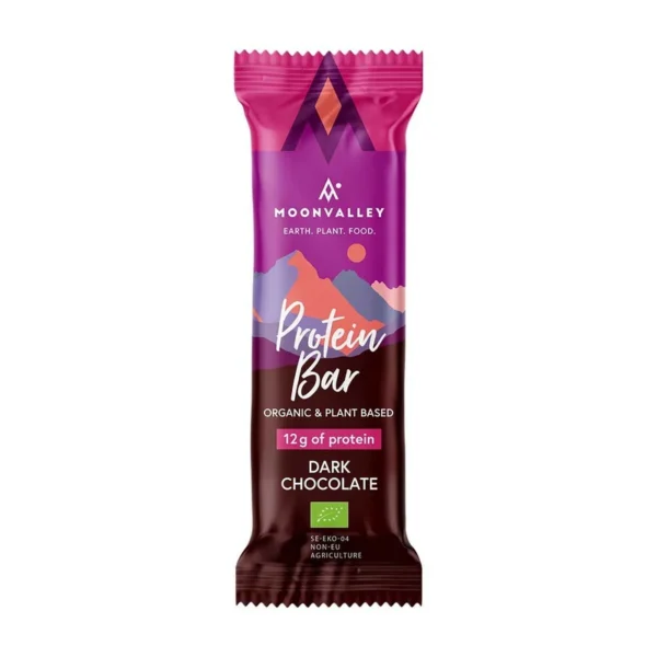 Barre protéinée bio Moonvalley – Chocolat noir