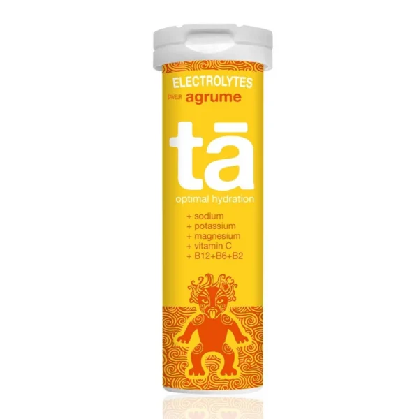 Tube de pastilles électrolytes TA Energy – Agrumes