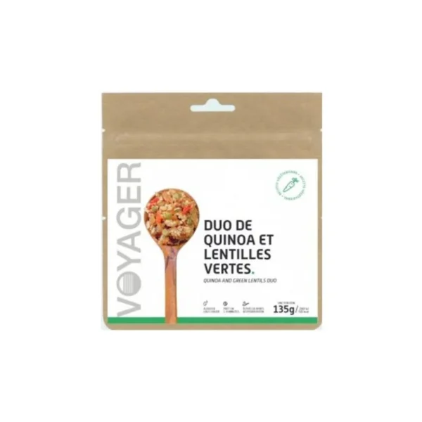 Duo de quinoa et lentilles vertes