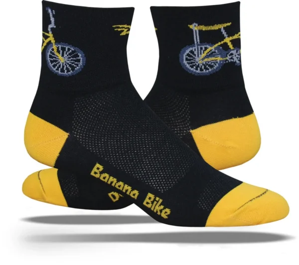 Chaussettes Aireator Banana Bike de DeFeet – Unisexe