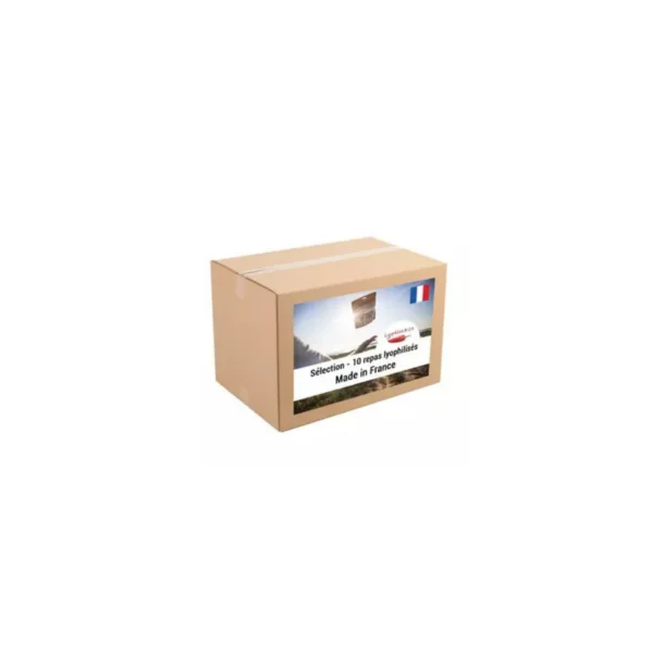 Sélection – 10 repas lyophilisés – Made in France