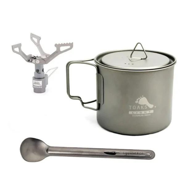 Kit de cuisine en titane ultraléger