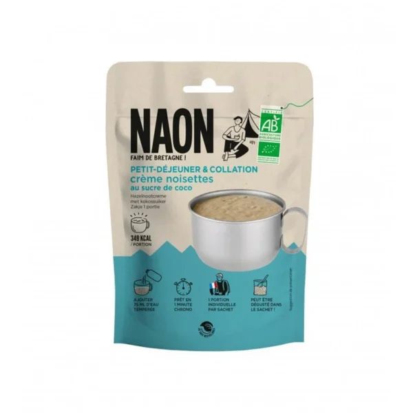 Crème noisette au sucre de coco