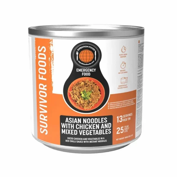 Nouilles asiatique au poulet – 25 ans