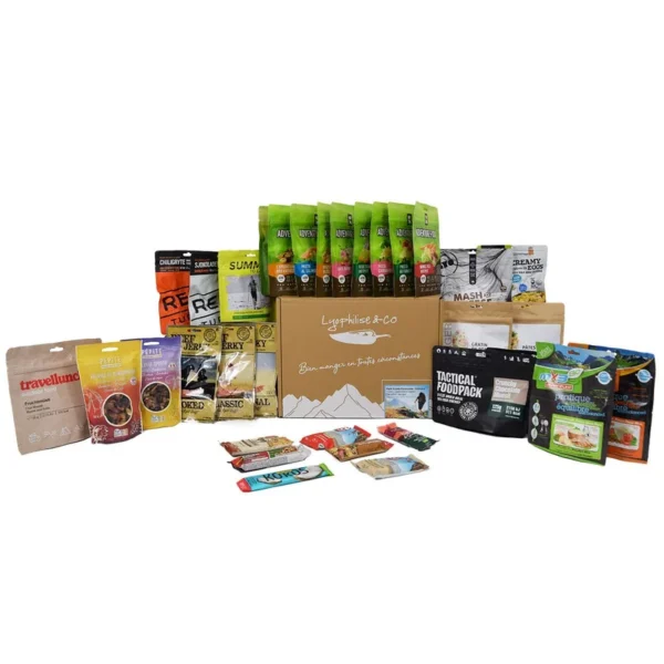 Pack Grande Randonnée – Petit prix – 7 jours – Lyophilisés et Snacks
