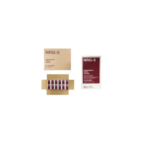Ration de secours NRG-5 – 20 ans – 24 x 500 g