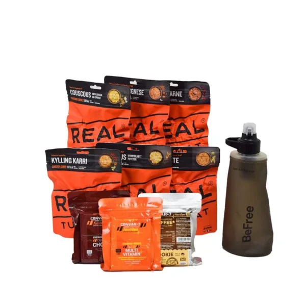 Kit d'urgence alimentaire 72h – Repas lyophilisés, rations compactes & filtre
