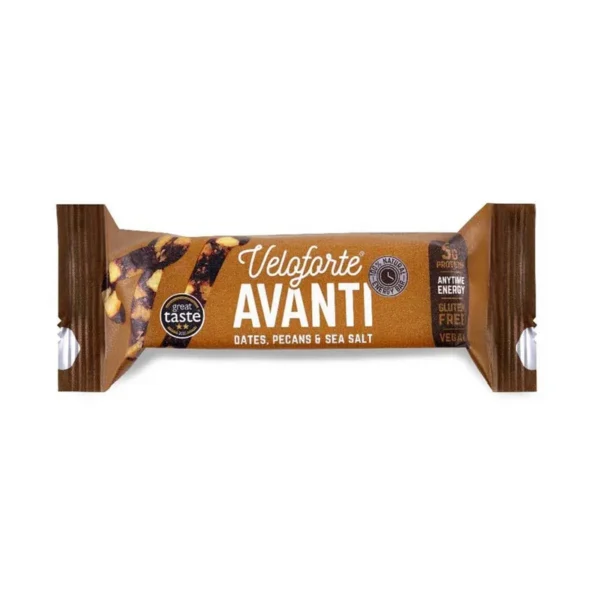 Barre énergétique Veloforte Avanti – Dattes, Noix de pécans, sel marin