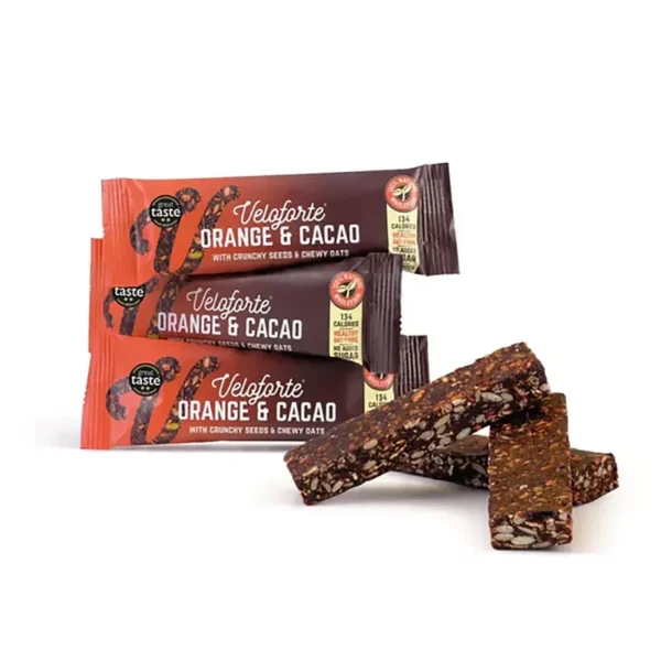Barre à l'avoine Veloforte – Orange & cacao