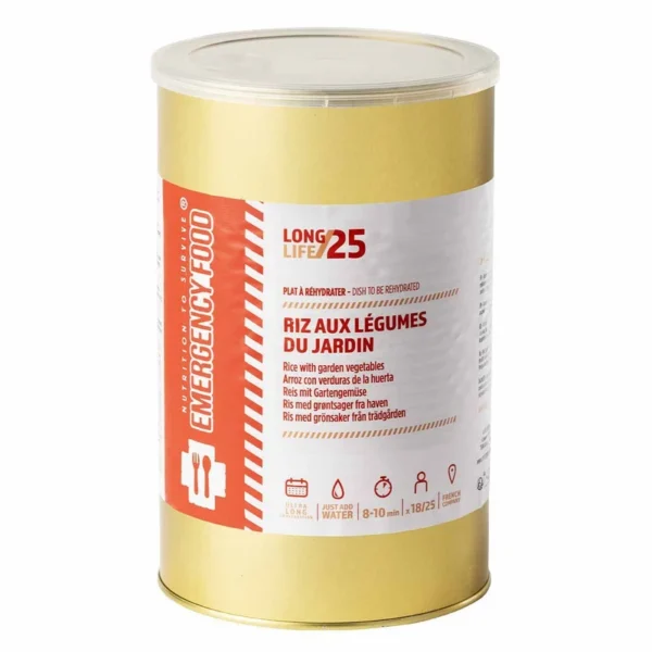 Riz aux légumes du jardin – 1800 g – 25 ans