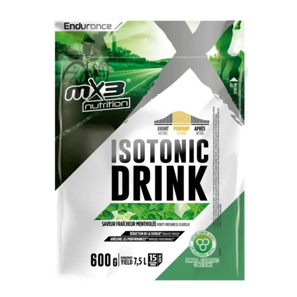 Boisson isotonique MX3 Endurance – Effort court – Fraicheur mentholée