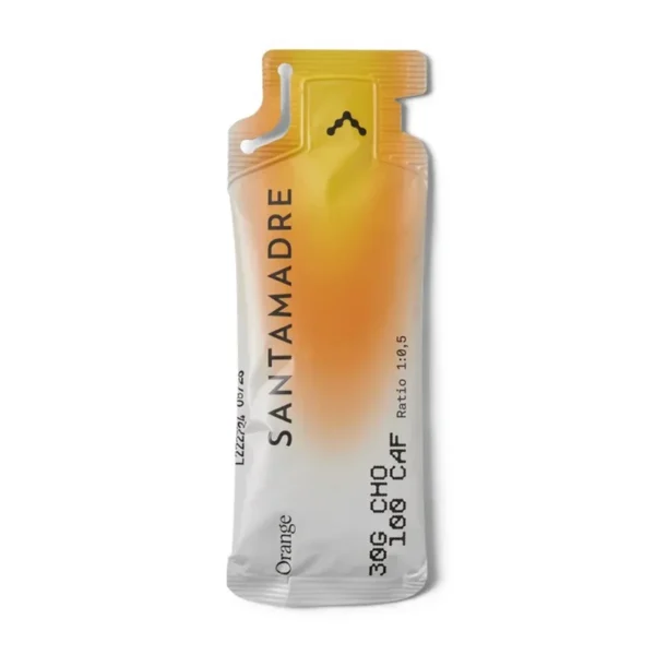 Gel énergétique caféiné Santa Madre 30CHO 100CAF – Orange