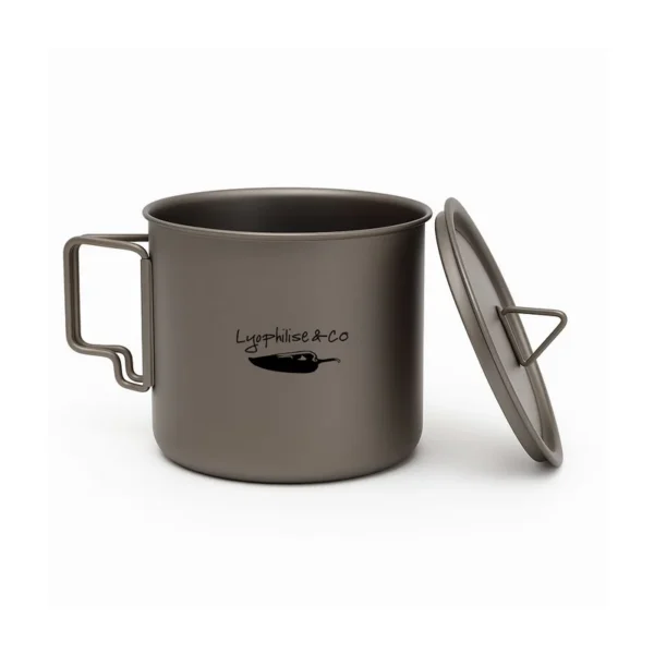 Popote en titane Lyophilise & Co – 0,55 L