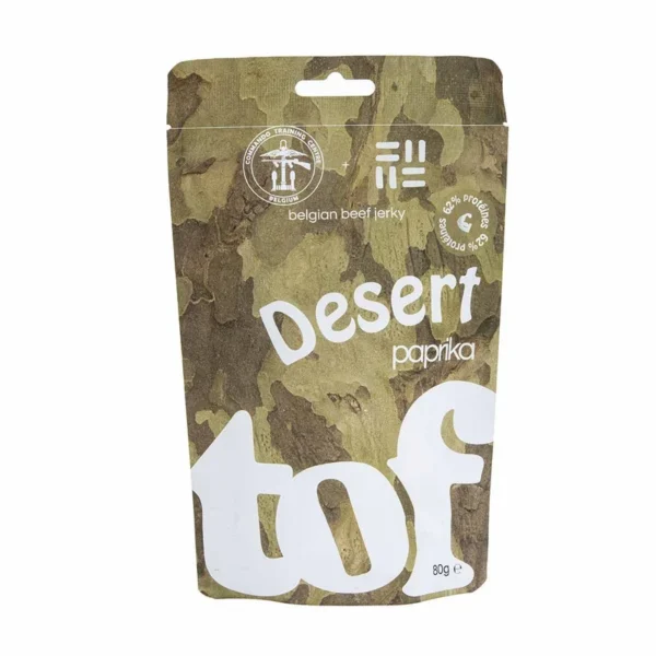 Beef Jerky – Viande séchée Tof Desert – Paprika – 80 g