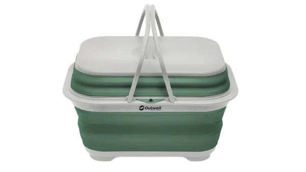 Collaps Washing Base w/handle & lid Shadow Green