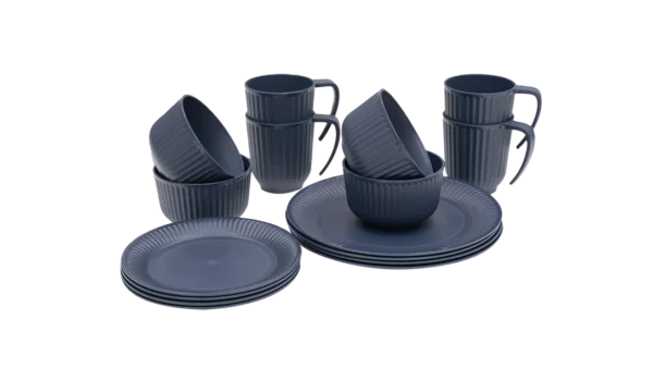 Delish 4 Person Dinner Set Navy Night