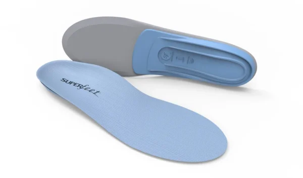Assises plantaires bleues de Superfeet – Unisexe
