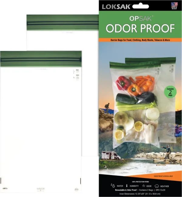 Sac à aliments antiodeurs OPSak (paquet de 2) de LOKSAK